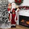 5ft. Traditional Santa Claus with Teddy Bear & Gift Bag Standing Christmas Figure